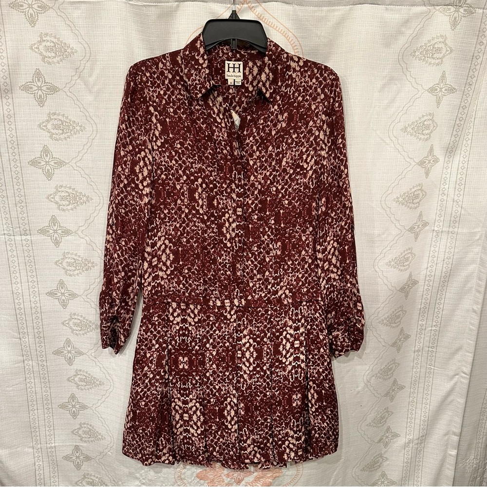 BNWT Haute Hippie The Chloe silk shirtdress